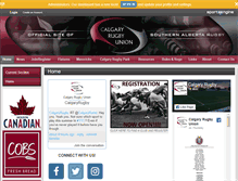 Tablet Screenshot of calgaryrugby.com